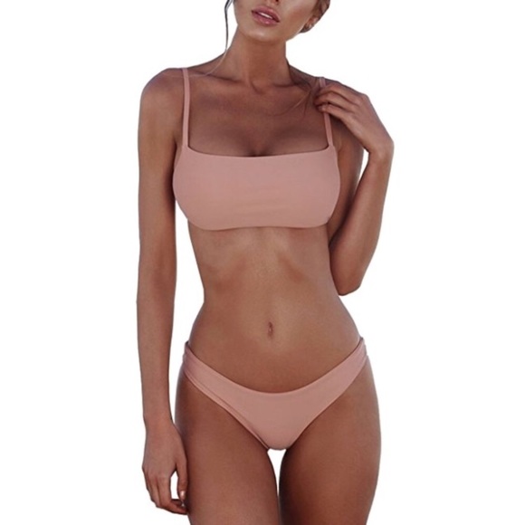 blush pink bikini